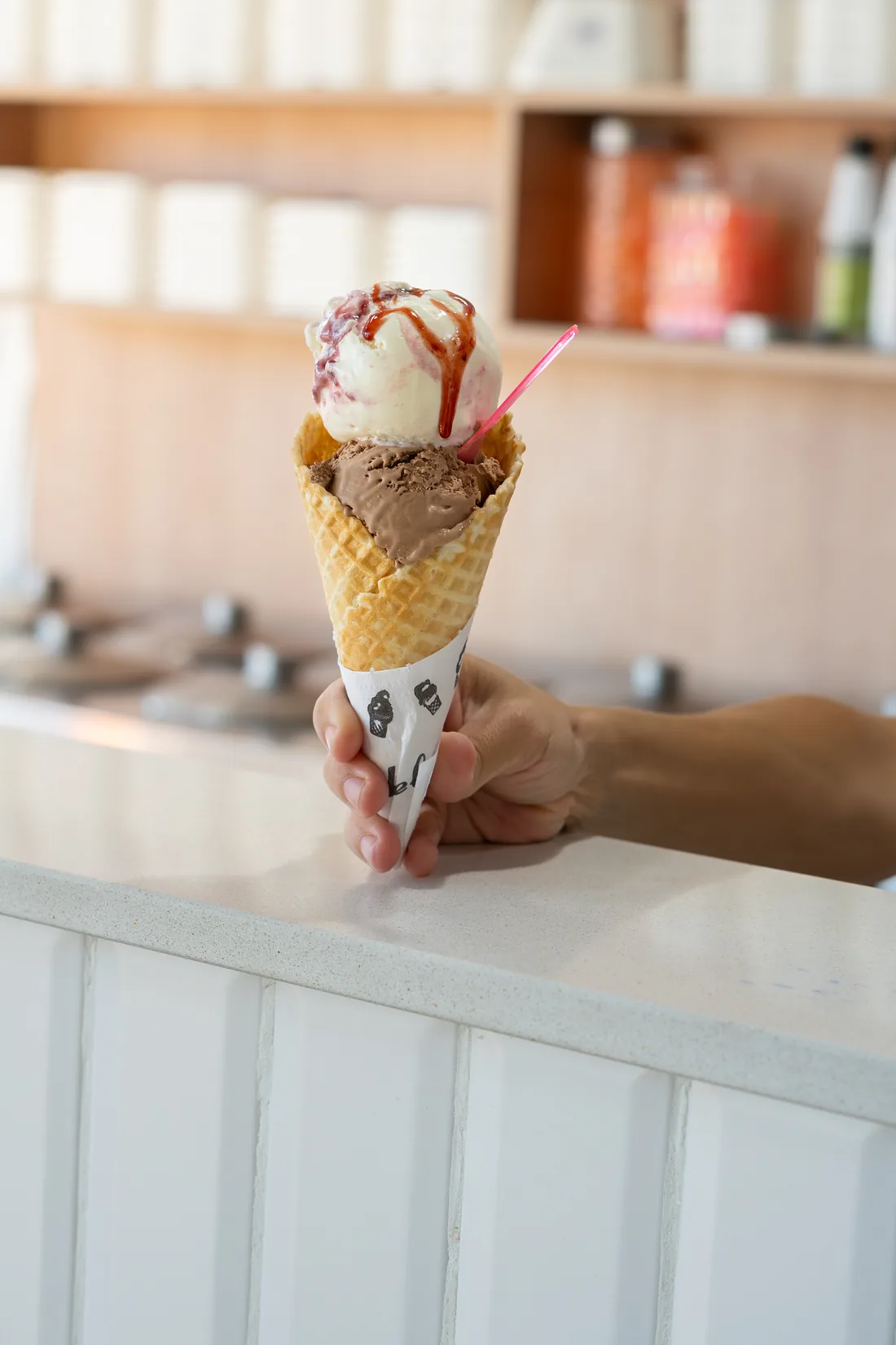 Cucurucho de helado artesanal Seiba